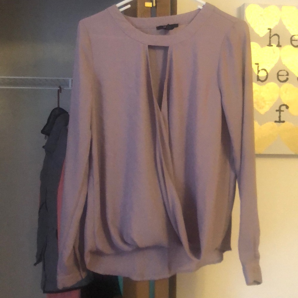 Mauve blouse